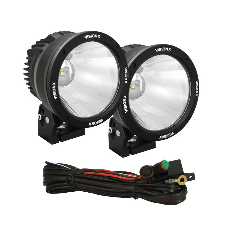 Vision X Lighting CTL-CPZ620KIT - Cannon Kit SERIES - LED Fernscheinwerfer - 2x1 LED 50W - 6400 LM - E-Mark von Vision X Lighting