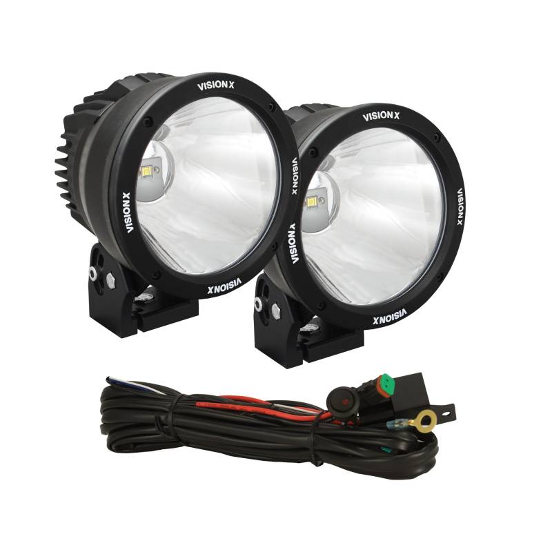 Vision X Lighting CTL-CPZ620KIT - Cannon Kit SERIES - LED Fernscheinwerfer - 2x1 LED 50W - 6400 LM - E-Mark von Vision X