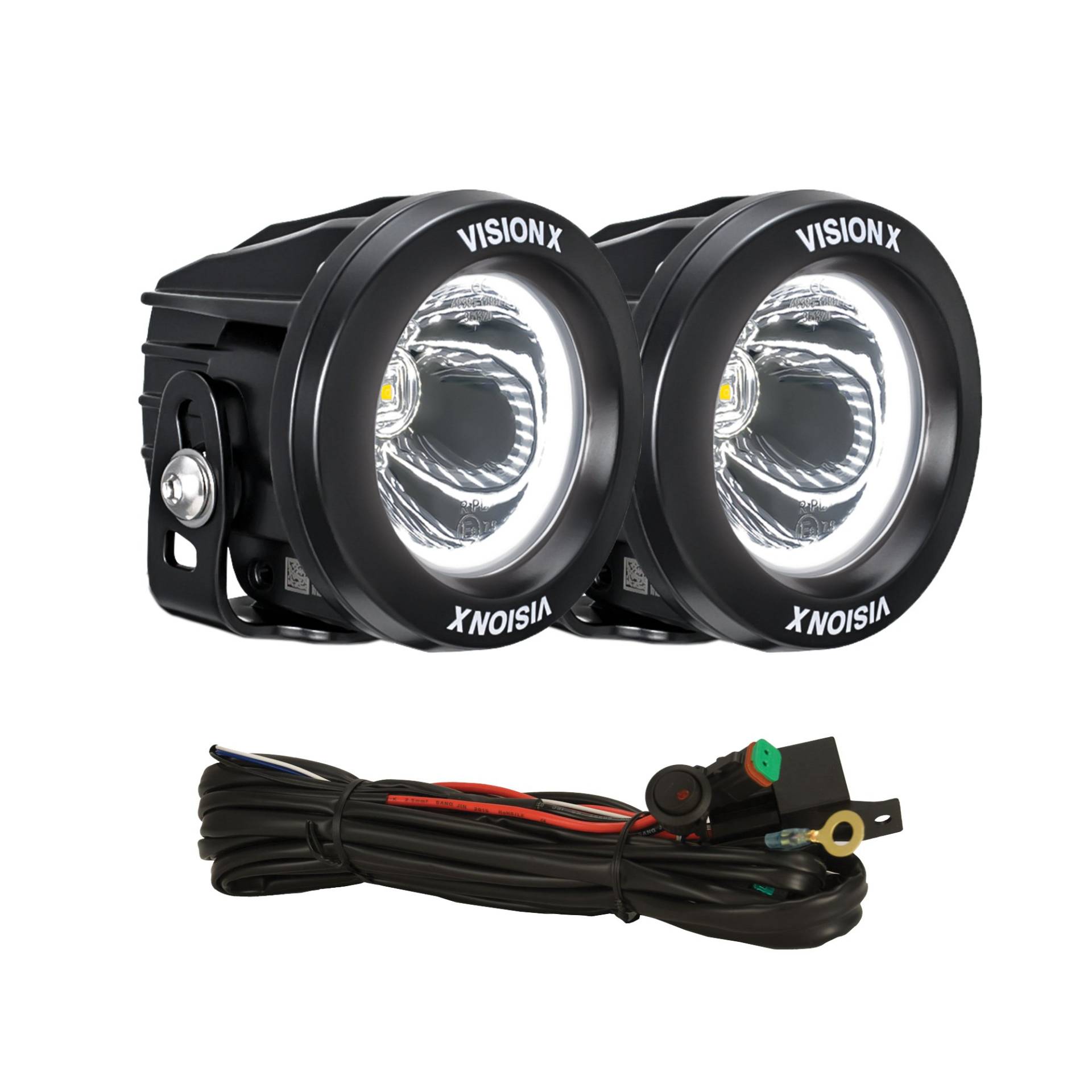 Vision X Lighting VIS-XILOPRH115KIT Xil-OPRH115KIT - Optimus Rund Kit SERIES - LED Fernscheinwerfer- Halo Standlicht - 2x1 LED 10W - 2104 LM - E-Mark Vision X Lighting VIS-XILOPRH115KIT Xil-OPRH115KIT - Optimus Rund Kit SERIES - LED Fernscheinwerfer- Halo Standlicht - 2x1 LED 10W - 2104 LM - E-Mark von Vision X