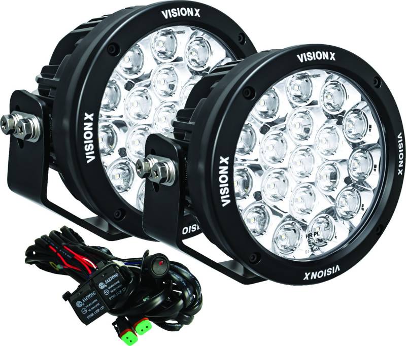 Vision X Lighting 9907444 CG2-CPM1810EKIT-Cannon Multi Gen2 Series Fernscheinwerfer-18 LED 90W-7034 Lm-E-Mark von Vision X