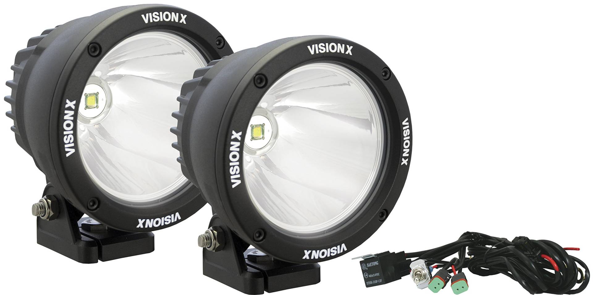 Vision X Lighting CTL-CPZ110XPKIT - Cannon Xp Kit SERIES - LED Fernscheinwerfer - 2x1 LED 40W - 6000 LM Vision X Lighting CTL-CPZ110XPKIT - Cannon Xp Kit SERIES - LED Fernscheinwerfer - 2x1 LED 40W - 6000 LM von Vision X