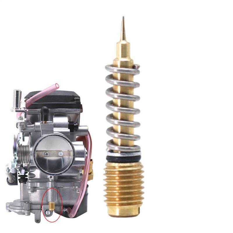 Motorrad -Vergaserlufteinstellschraube - Vergaser Kohlenhydrat -Mischschraube Kit, FCR -Luftschraube Für CV40, CVK34, CVK36 | Einstellschraube Der Kraftstoffmischung Zur Abstimmung, Leerlaufgeschwindi von Vitsrisea