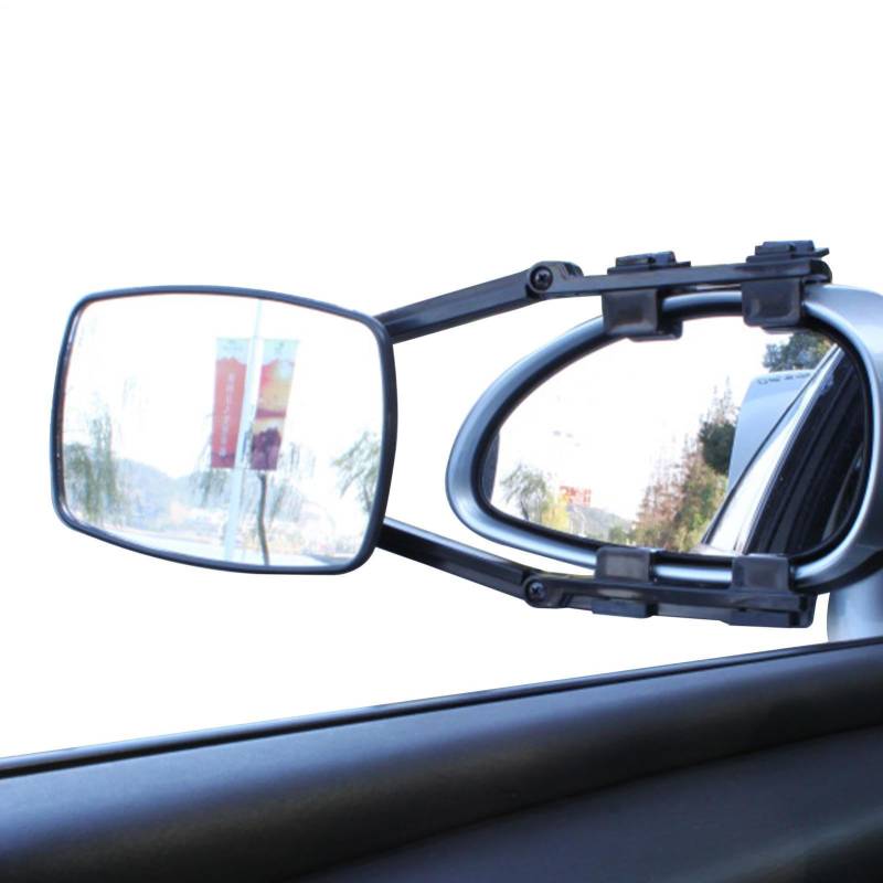 Teleskopauto -Schleppspiegel - PP Side Mirror Extender Für Karawane, LKW | Langlebiger Ausziehbarer Spiegel Für Fahrzeugschleppen, Verstellbarer Und Stabiler Seitenspiegel Für Auto, Schwarz von Vitsrisea