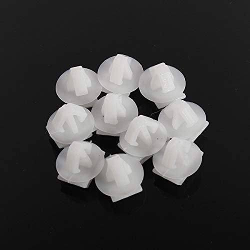 Viviance 10Pcs White Exterior Door Moulding Fastener Clips Für Peugeot von Viviance