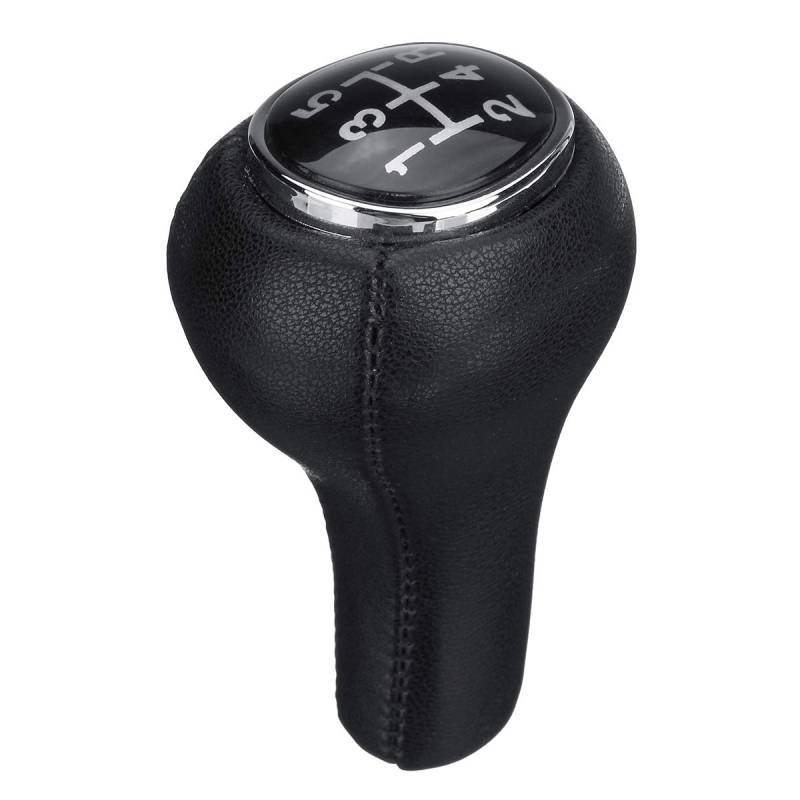 Viviance 5 6 Speed Gear Shift Knob Gang Schaltknauf Für Ford Focus Mk1 1998-2005 Fiesta MK4 MK5 1995-2002 KA MK1 1996-2009 Schwarz - 5 Speed von Viviance