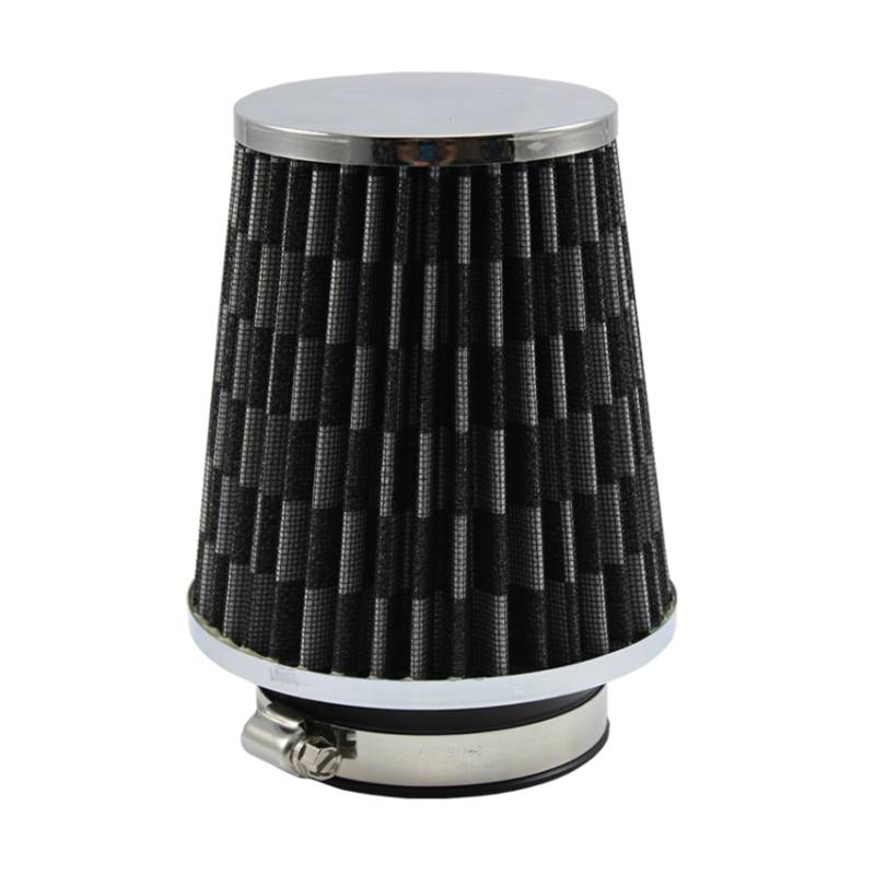 Viviance 76mm Autoluftfilter Autorennsport Luftfilter Entlüftungsfilter Kegel Luftfilter Ansaugluftfilter - Carbon-Muster-Optik von Viviance