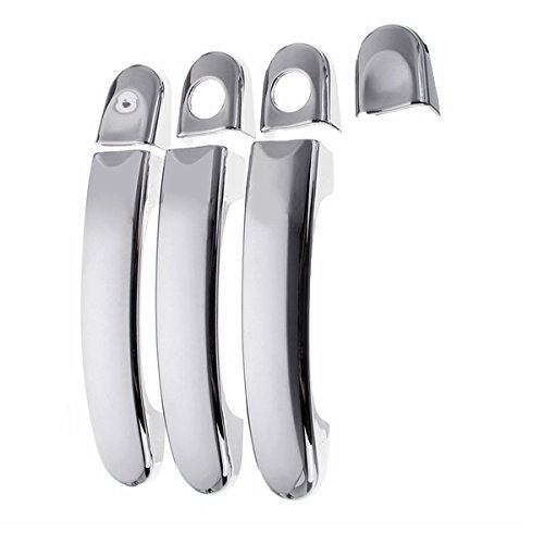 Viviance 7Pcs Set Chrome Türgriff Cover Trim Für Vw Transporter T5 T6 Caddy Van 03-09 von Viviance