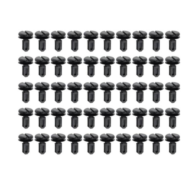 Viviance Batterieabdeckung Shield Trim Clips kompatibel mit BMW E30 E91 E93 M3 E36 E46 E60 X3 E60 M5 E32 E83-50 STK. von Viviance