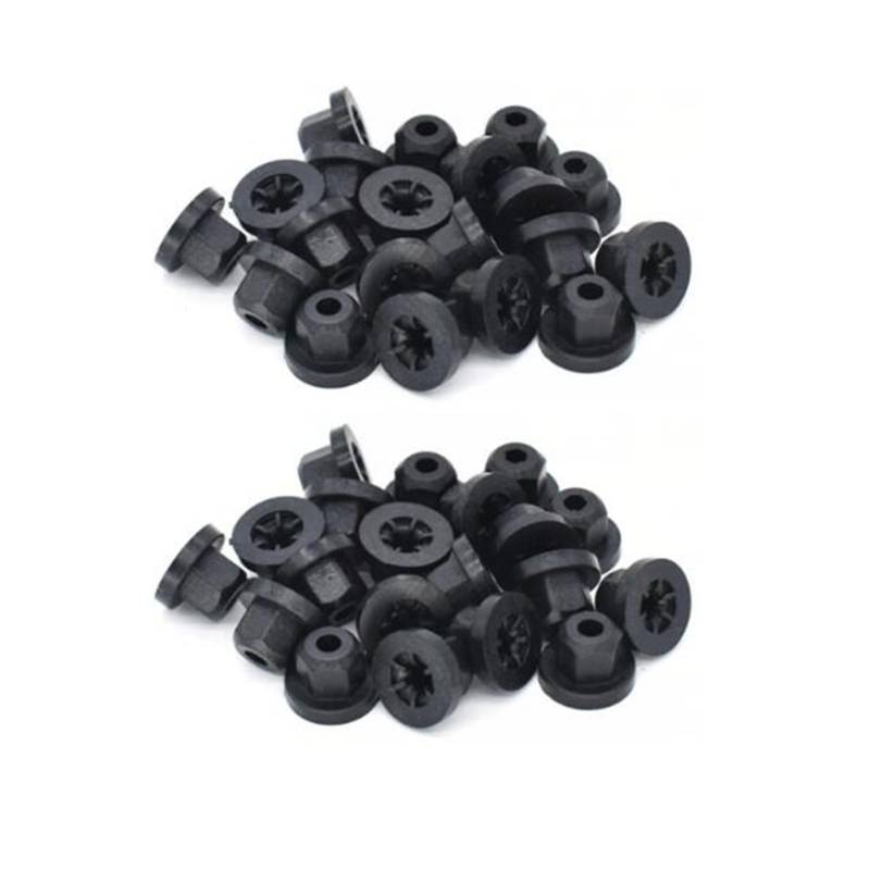 Viviance Befestigungsmutter Panel Retainer Clip Niet kompatibel mit BMW kompatibel mit Mercedes Benz - 100 STK. von Viviance