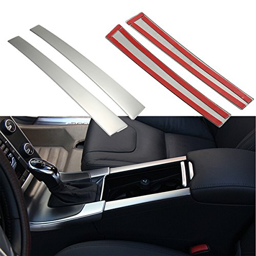 Viviance Chrome Drink Cup-Stog Holders Center Console Panel Cover Fit kompatibel mit Volvo XC60 S60 S60L XC60 von Viviance