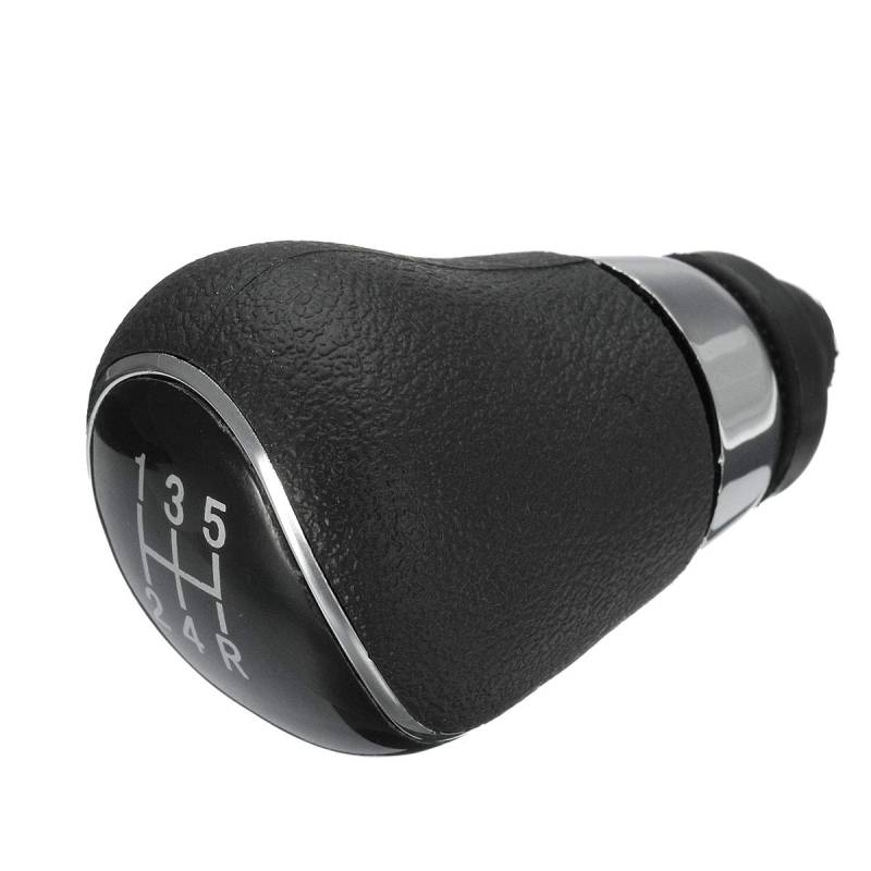 Viviance Ersatz 5 Speed Gear Shift Knob kompatibel mit Ford Focus Mk2 Mk3 Fiesta Mk7 C-Max C-Max FL B-Max Mondeo Mk4 S-Max Galaxy Mk3 Kuga - Schwarz von Viviance