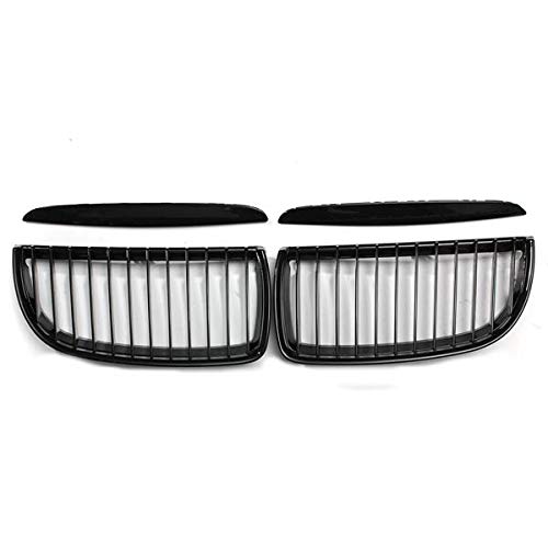 Viviance Front Nierengitter Grill glänzend schwarz kompatibel mit BMW E90 E91 320i 323i 325i 330i 320d 335i 2005-2008 von Viviance