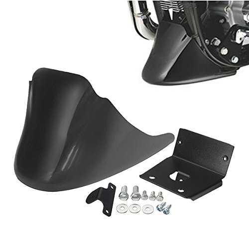 Viviance Kinnverkleidung Frontspoiler Schwarz Für Harley Davidson XL Sportster 883 1200 von Viviance