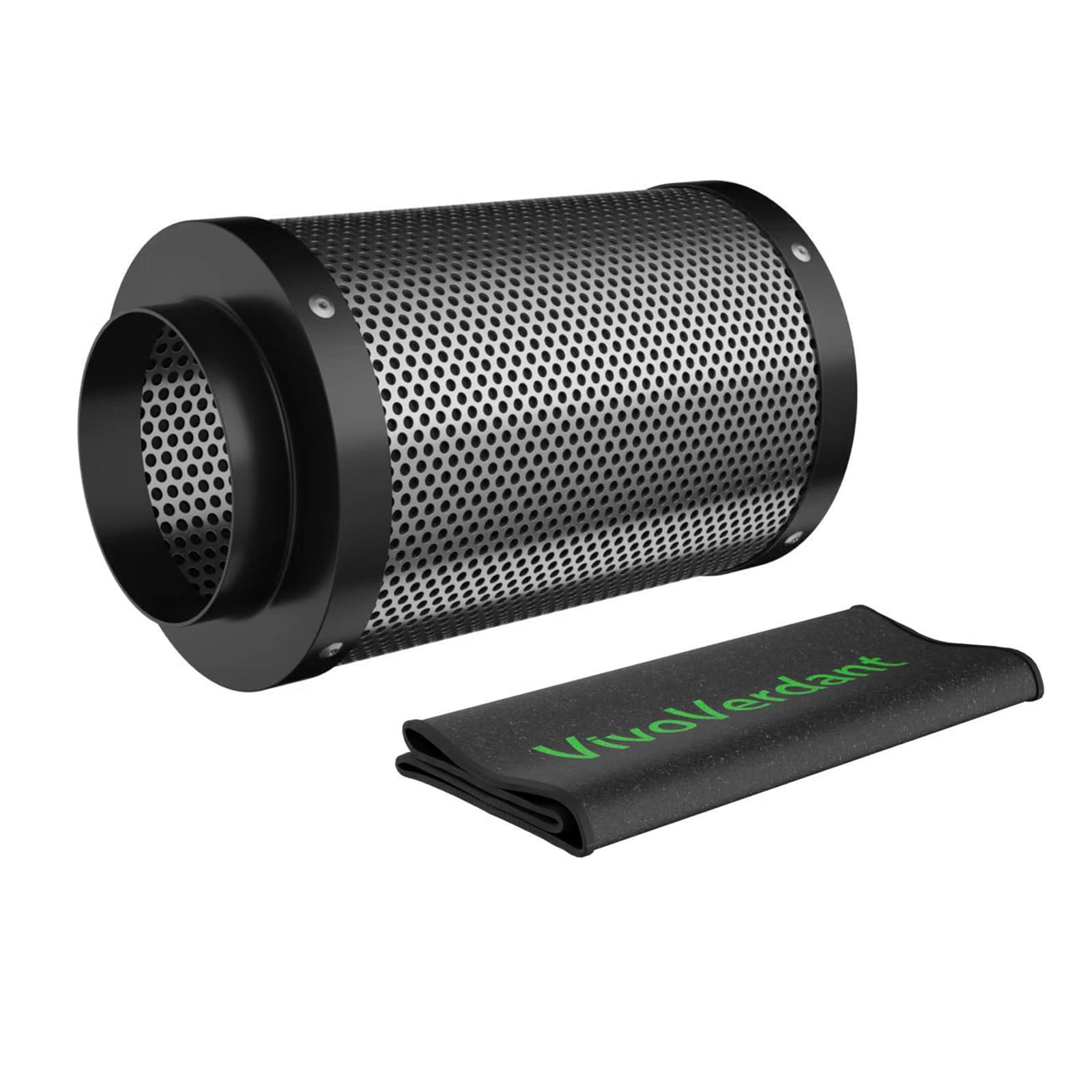 VivoVerdant 150mm x 400mm Aktivkohlefilter mit australischer Aktivkohle, Kohlenstofffilter für Rohrventilator, Geruchsentfernung Luftwäscher für Rohrventilator, Grow-Zelte, 15x40cm carbon filter VivoVerdant 150mm x 400mm Aktivkohlefilter mit australischer Aktivkohle, Kohlenstofffilter für Rohrventilator, Geruchsentfernung Luftwäscher für Rohrventilator, Grow-Zelte, 15x40cm carbon filter von VivoVerdant