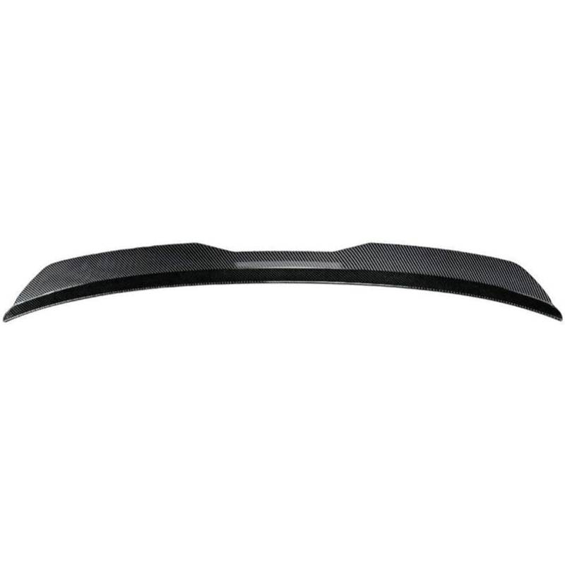 Spoiler für Audi e-tron Sportback 2020 2021 2022, Aerodynamischer Aufsatz mit Stabiler Passform, Langlebig Stylisch, Fahrerlebnis Verbessern, Auto Zubehör,Carbon Fiber Black von Vjedxocabwn