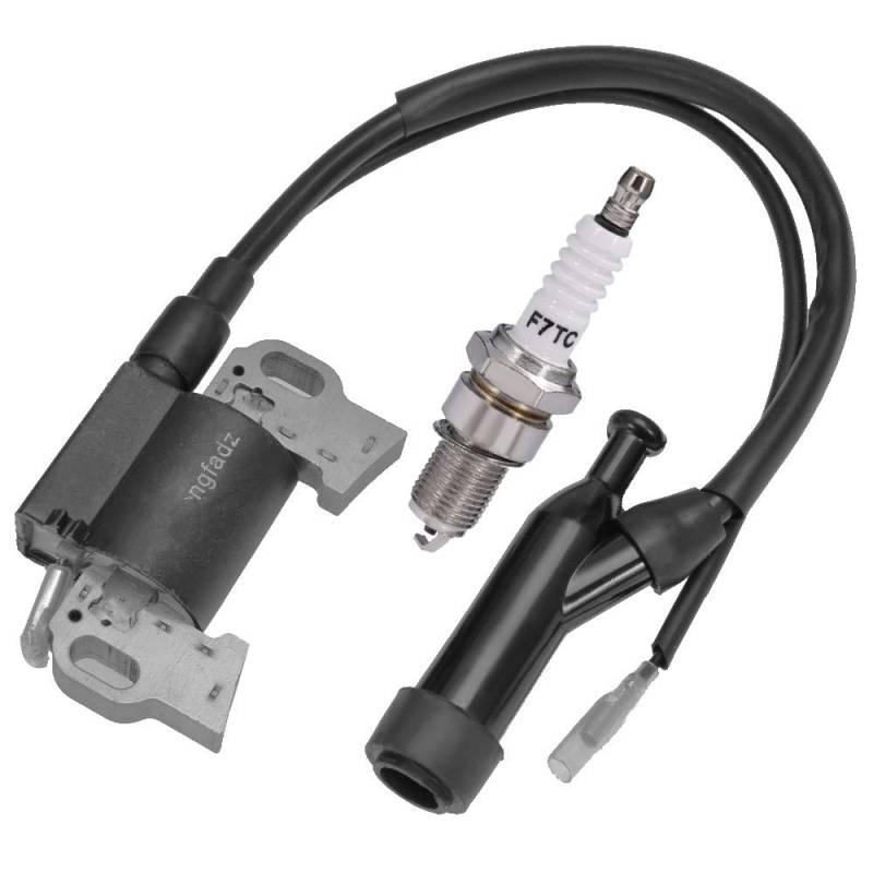 Vkinman Zündspule für Champion Power 196 cc 6,5 PS 3500 4000 Watt Gasmotor Generator - Zündkerze, Angeschraubt, Geeignet für Verschiedene Benzinfahrzeuge von Vkinman