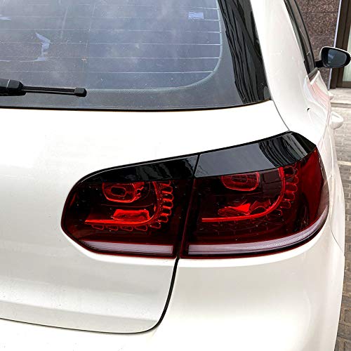 Vklopdsh Auto Heckscheinwerfer Augenbrauenabdeckung Verkleidung Scheinwerferlampe Aufkleber für 2009-2012 Golf 6 MK6 von Vklopdsh