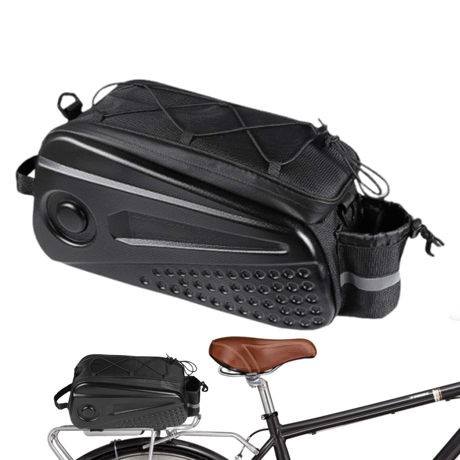 Vllold Hinterradtasche | 8,6 l Heckrahmen Tasche Hartschale reflektierend | Reitaufbewahrung, Organizer, Zubehör für Schlüssel, Wasserbecher, Sonnenschutz, Handys, Karten Vllold Hinterradtasche | 8,6 l Heckrahmen Tasche Hartschale reflektierend | Reitaufbewahrung, Organizer, Zubehör für Schlüssel, Wasserbecher, Sonnenschutz, Handys, Karten von Vllold