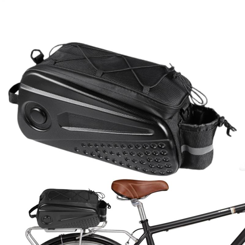 Vllold Hinterradtasche | 8,6 l Heckrahmen Tasche Hartschale reflektierend | Reitaufbewahrung, Organizer, Zubehör für Schlüssel, Wasserbecher, Sonnenschutz, Handys, Karten von Vllold