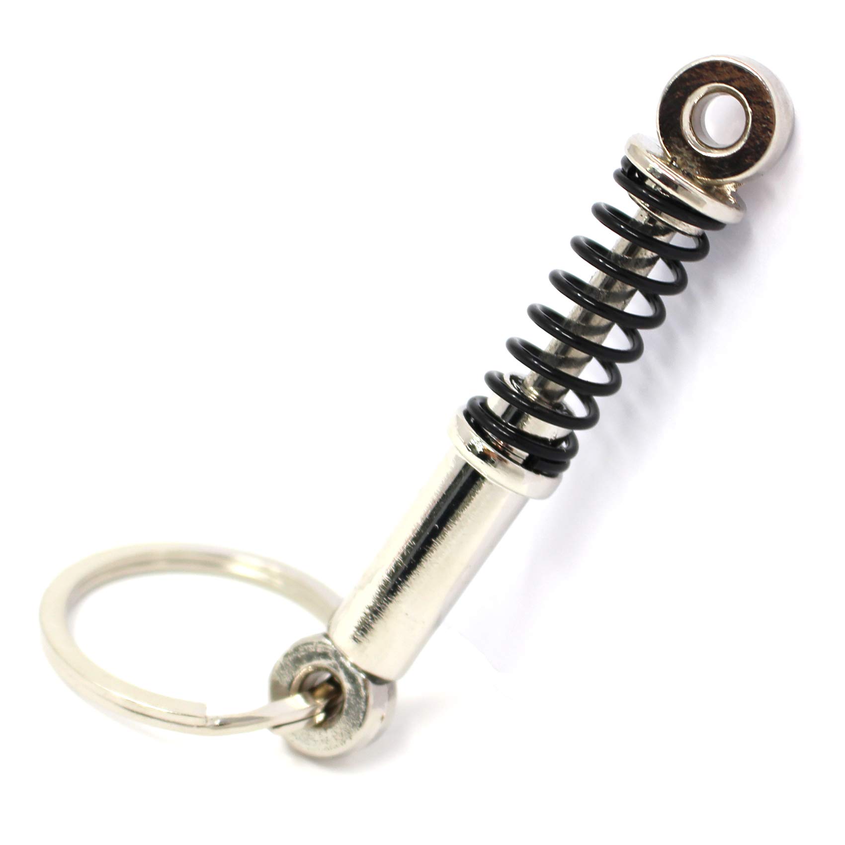 VmG-Store Stoßdämpfer Federbein Schlüsselanhänger aus Metall (Chrom/Schwarz) von VmG-Store