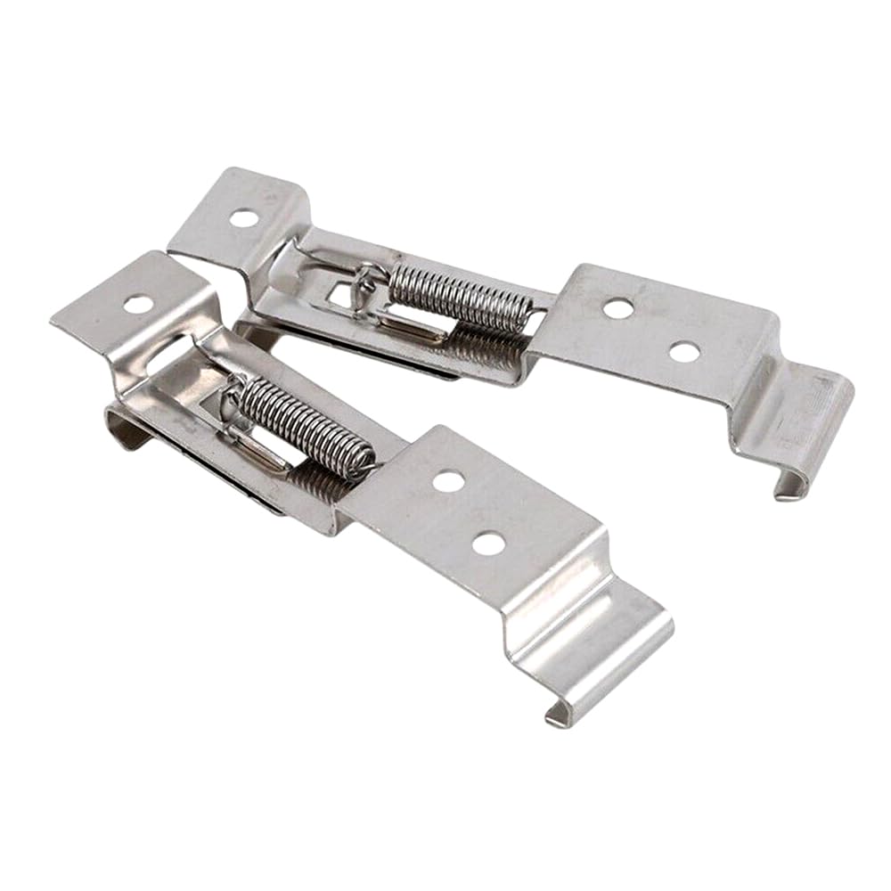 Voarge 2 Stück hinteren Nummernschild Clips hinteren Nummernschild Clips Nummernschild Klammern Edelstahl Klammern für LKW Auto Schiff Voarge 2 Stück hinteren Nummernschild Clips hinteren Nummernschild Clips Nummernschild Klammern Edelstahl Klammern für LKW Auto Schiff von Voarge