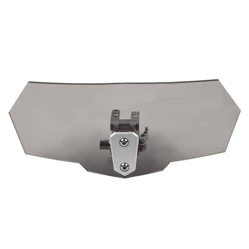VOBOR Windabweiser Motorrad, Verstellbare Clip-on Windschutzscheibe,Windschild Windschutzscheibenverlängerung Erweiterung Spoiler Aufsatz für Rennrad Motorrad von VOBOR