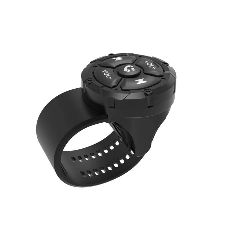 Vocdikficy Auto-Lenkradsteuerung 5 Tasten Bluetooth-Fernbedienung Taste Helm Kopfhörer Motorrad Lenker Media Controller von Vocdikficy