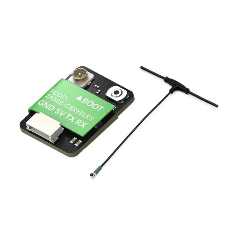 Vocdikficy ExpressLRS ELRS Nano-Empfänger ELRS 2,4 GHz Nano RX-Empfänger mit 70 mm Großer Antenne für FPV-Teile von Vocdikficy