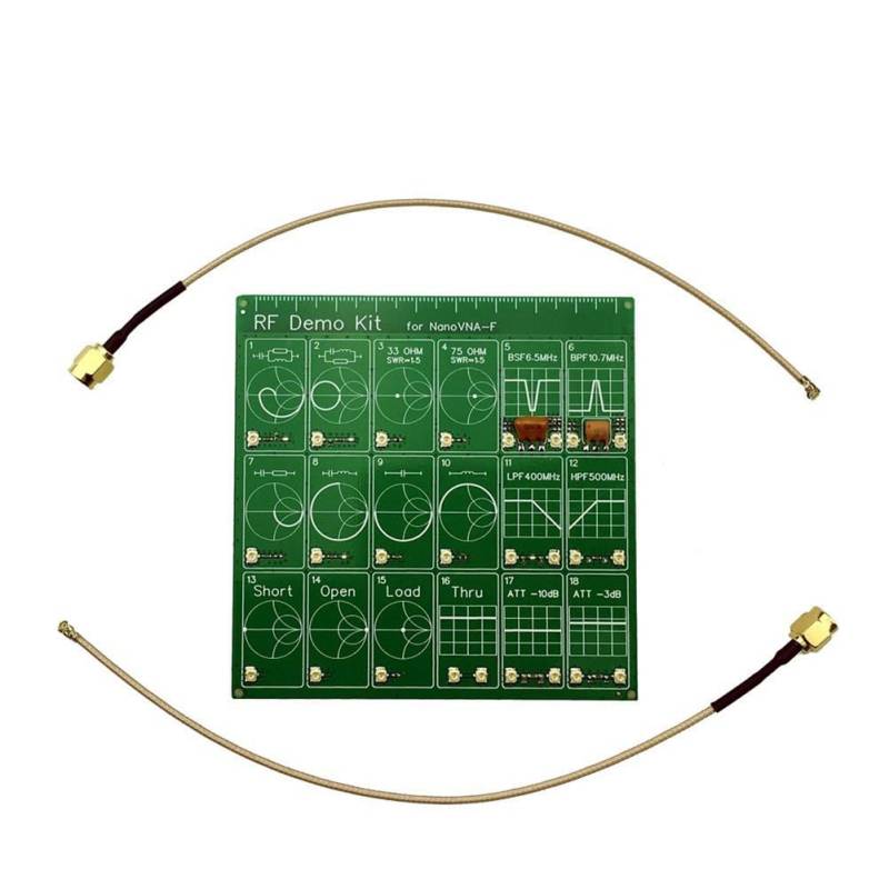 Vocdikficy Filter RF Demo Kit -F RF Test Board HAM Vektor Netzwerk Test Tragbarer Komfort 500-600MHZ Dämpfungsglied von Vocdikficy