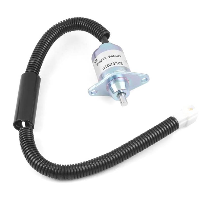 Vocdikficy KM2V80-11700A 12V Kraftstoffabschaltmagnetventil für Dieselmotorgenerator Ölstopp-Magnetventil von Vocdikficy