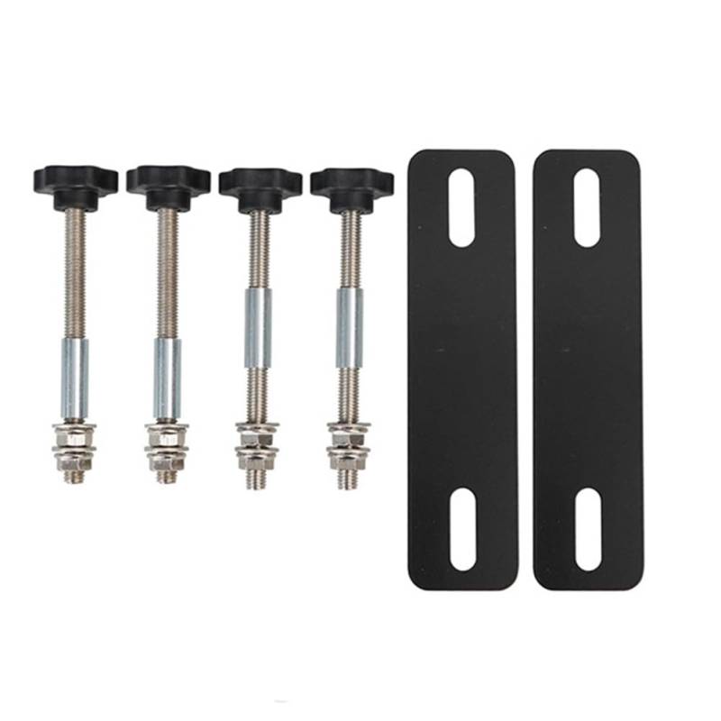 Vocdikficy Universelles Auto-Bergebrett-Befestigungsstifte-Grundplatten-Kits Einfach zu Installierende Escape-Board-Halterung Sicherheits-Traktionsbrett von Vocdikficy