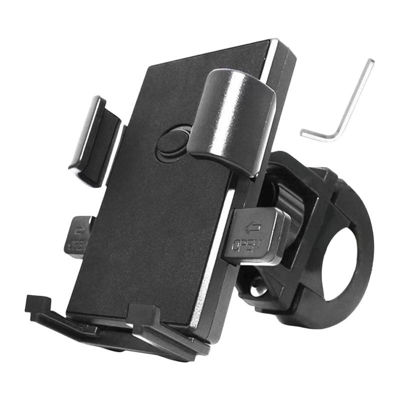 Telefonhalterung für Fahrrad, Fahrrad-Telefonhalter - Drehbarer Handyhalter für Motorrad | Abnehmbare Fahrrad-Telefonklemme, Telefonhalter für Kinderwagen, Roller, Motorrad von Voihamy