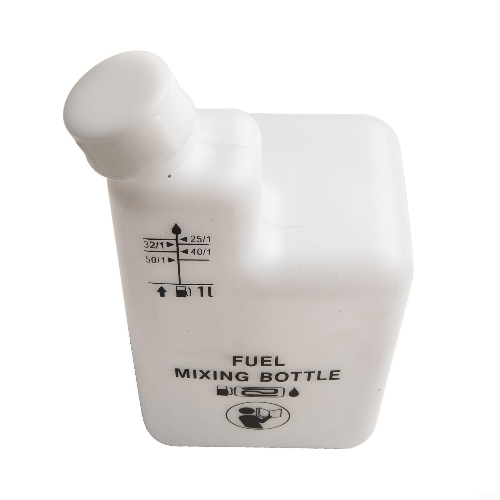 Volakebeing 1 Liter Motoröl Mischflasche für Zweitaktmotoren Kraftstoffverhältnis Mischer 32:1 50:1 40:1 25:1 Kettensäge Trimmer Zubehör Volakebeing 1 Liter Motoröl Mischflasche für Zweitaktmotoren Kraftstoffverhältnis Mischer 32:1 50:1 40:1 25:1 Kettensäge Trimmer Zubehör von Volakebeing