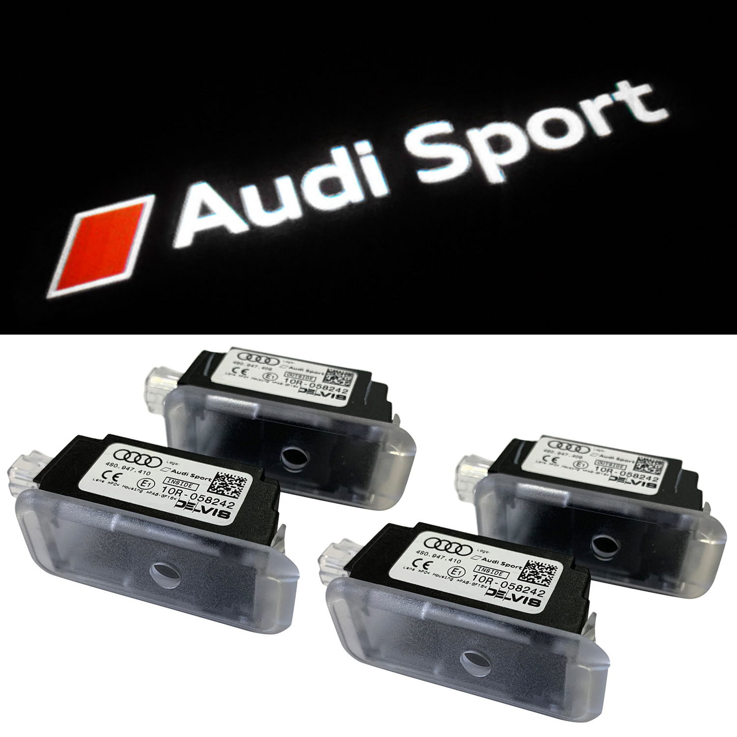 4x Original Audi Sport LED Einstiegsbeleuchtung Tür Logo Projektor VIELE AUDI 4x Original Audi Sport LED Einstiegsbeleuchtung Tür Logo Projektor VIELE AUDI von Volkswagen AG
