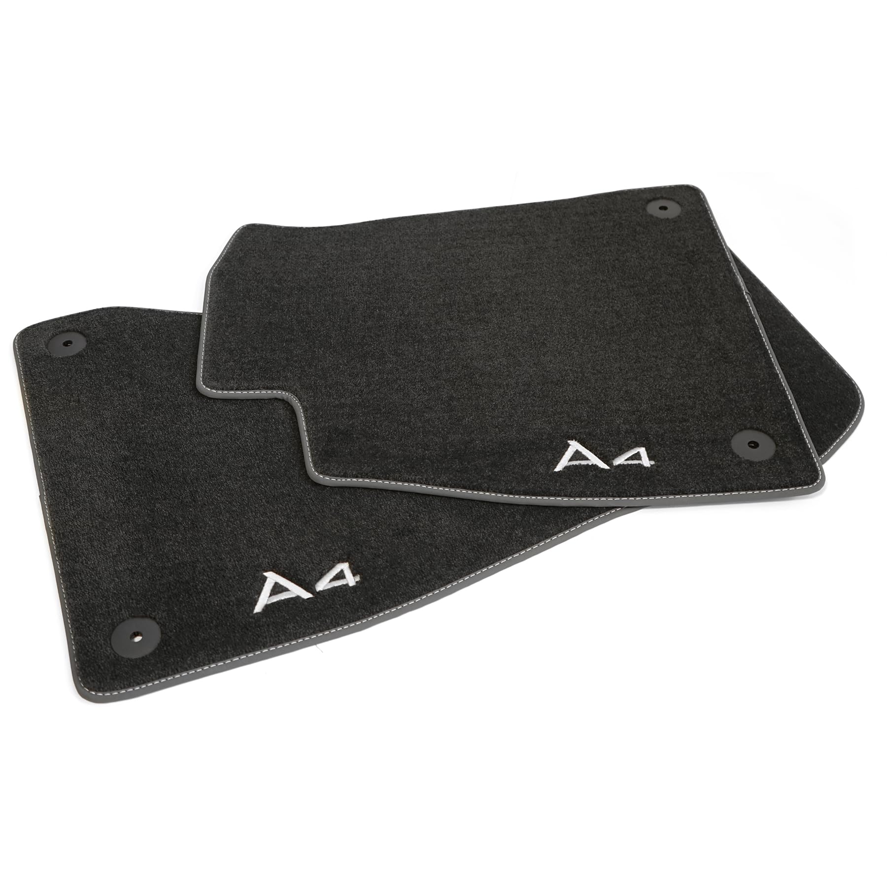 Audi 8W1061275CMNO Fußmatten Premium Velours Textilfußmatten 2X Stoffmatten vorn, schwarz, mit A4 Schriftzug Audi 8W1061275CMNO Fußmatten Premium Velours Textilfußmatten 2X Stoffmatten vorn, schwarz, mit A4 Schriftzug von Volkswagen