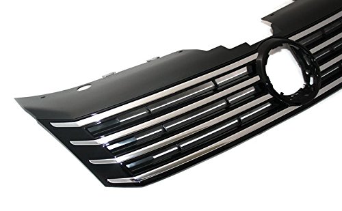 Kühlergrill Original VW Passat 3C B7 Frontgrill R-Line Chrom/Schwarz Hochglanz 3AA853651 OQE von Volkswagen