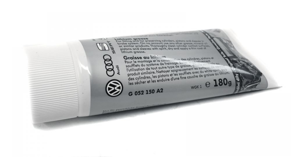 Lithium Schmierfett 180G Tube Original VW Audi Getriebefett Bremsaggregate G052150A2 Lithium Schmierfett 180G Tube Original VW Audi Getriebefett Bremsaggregate G052150A2 von Volkswagen