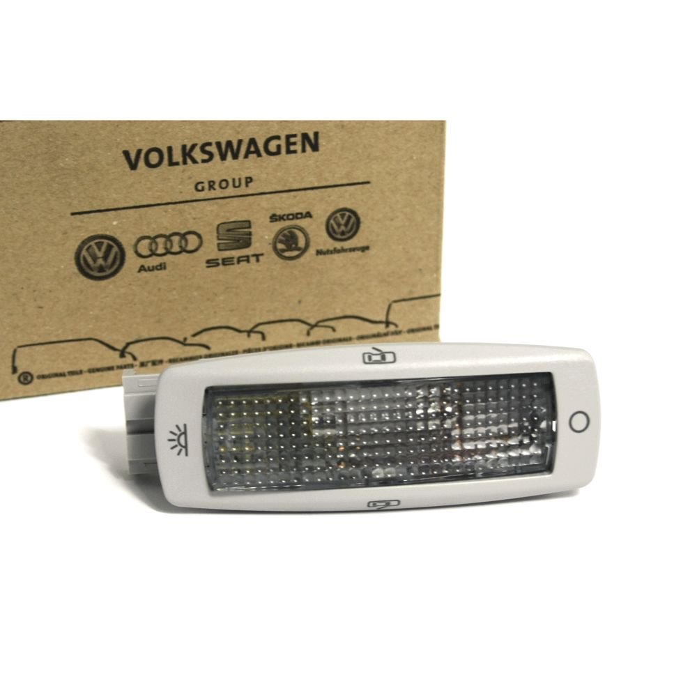 Original VW Leseleuchte innen perlgrau Leuchte Innenleuchte seitlich hinten Golf 4/5/6 Passat B5 Tiguan von Volkswagen