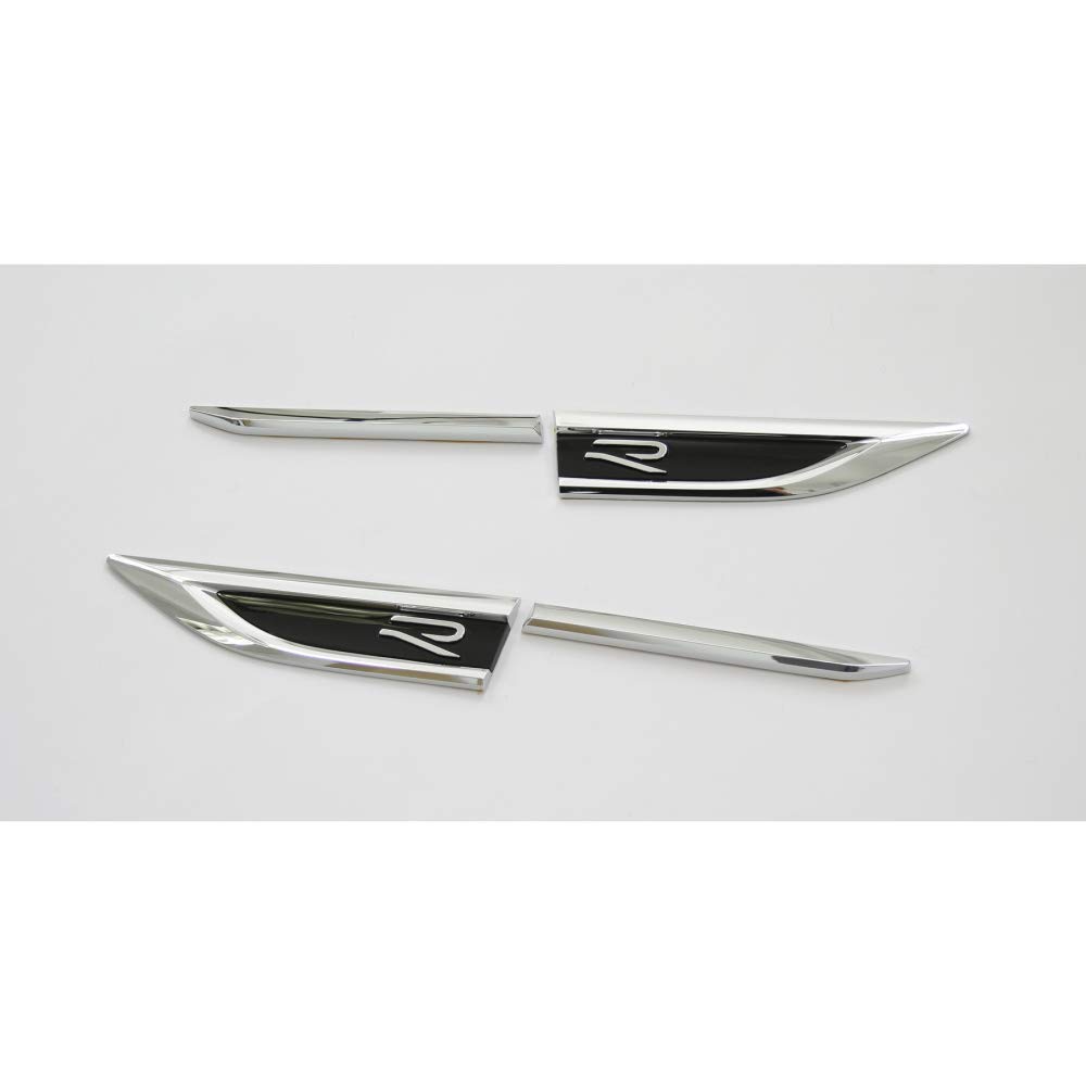 Original VW T-Roc R-Modell Plakette Set seitlich Kotflügel Emblem 4-teilig Tuning Logo Original VW T-Roc R-Modell Plakette Set seitlich Kotflügel Emblem 4-teilig Tuning Logo von Volkswagen