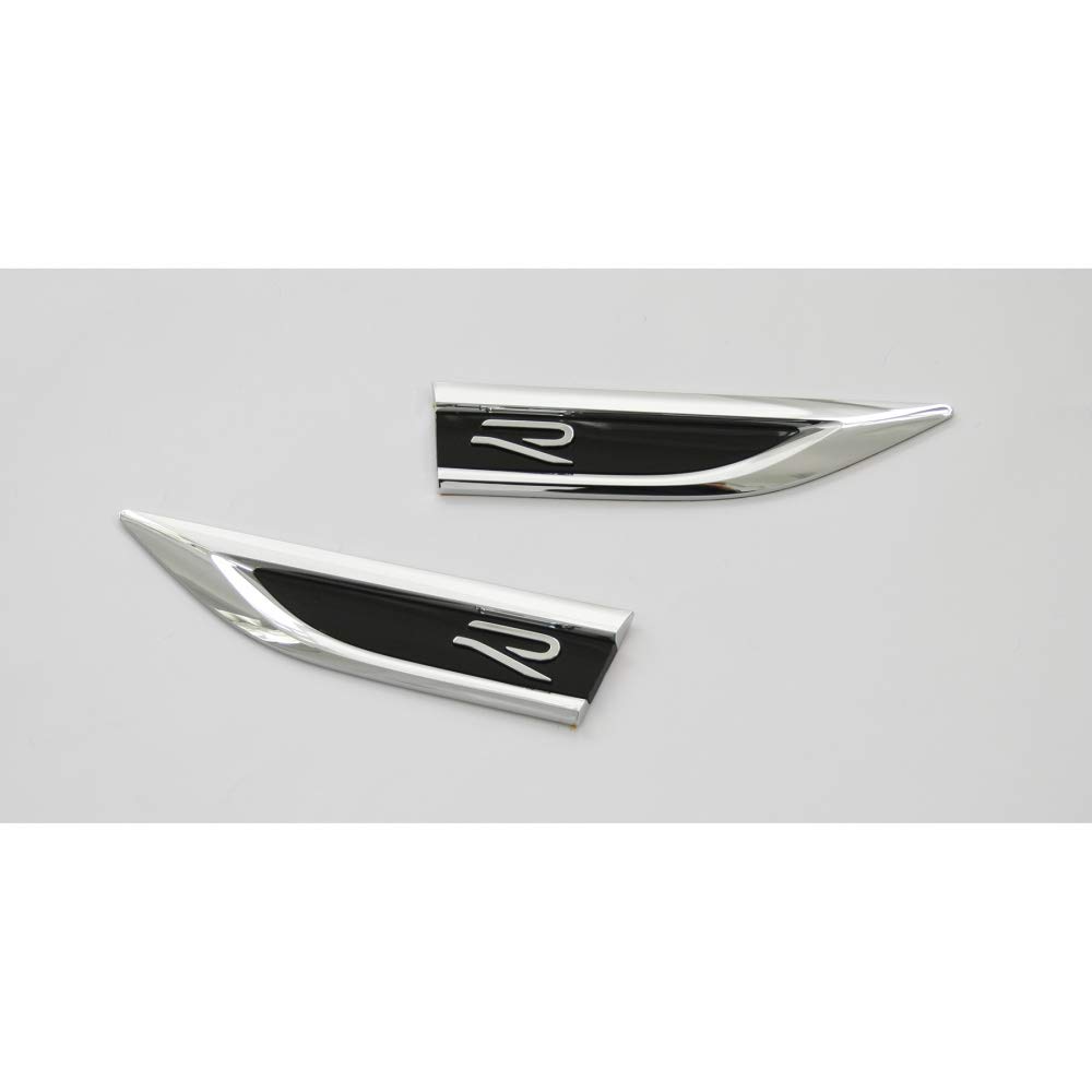 Original VW T-Roc R-Modell Plakette Set seitlich Kotflügel Emblem Tuning Logo, 2-teilig Original VW T-Roc R-Modell Plakette Set seitlich Kotflügel Emblem Tuning Logo, 2-teilig von Volkswagen