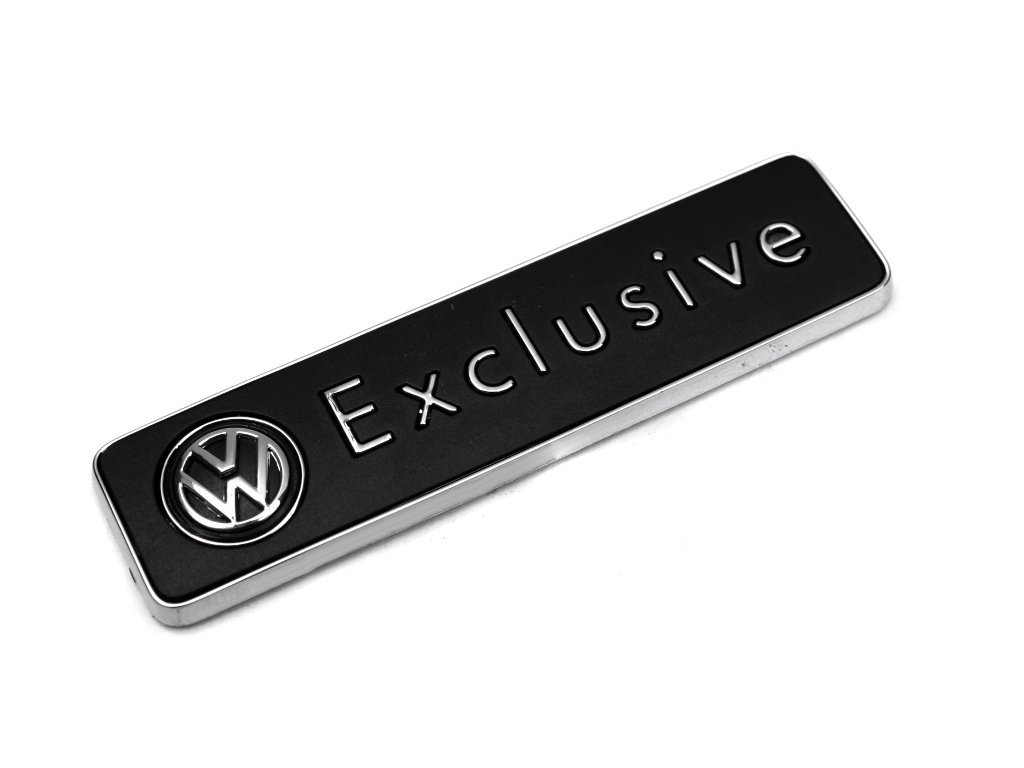 Volkswagen Original VW Ersatzteile Exclusive Schriftzug Aufkleber (zB Passat CC Golf..) von Volkswagen