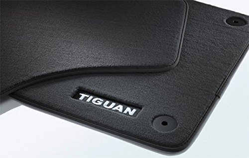 Original Volkswagen VW Ersatzteile Tiguan Original Premium Velours Fußmatten, vorn+hinten von Volkswagen