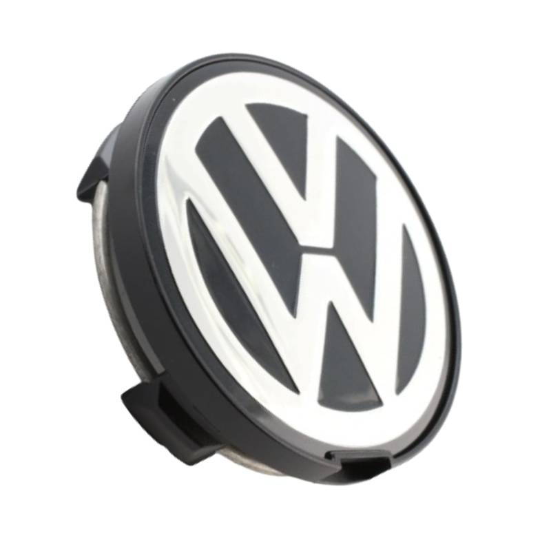 Original Volkswagen Radkappen Emblem, Radzierblende, Silber von Volkswagen