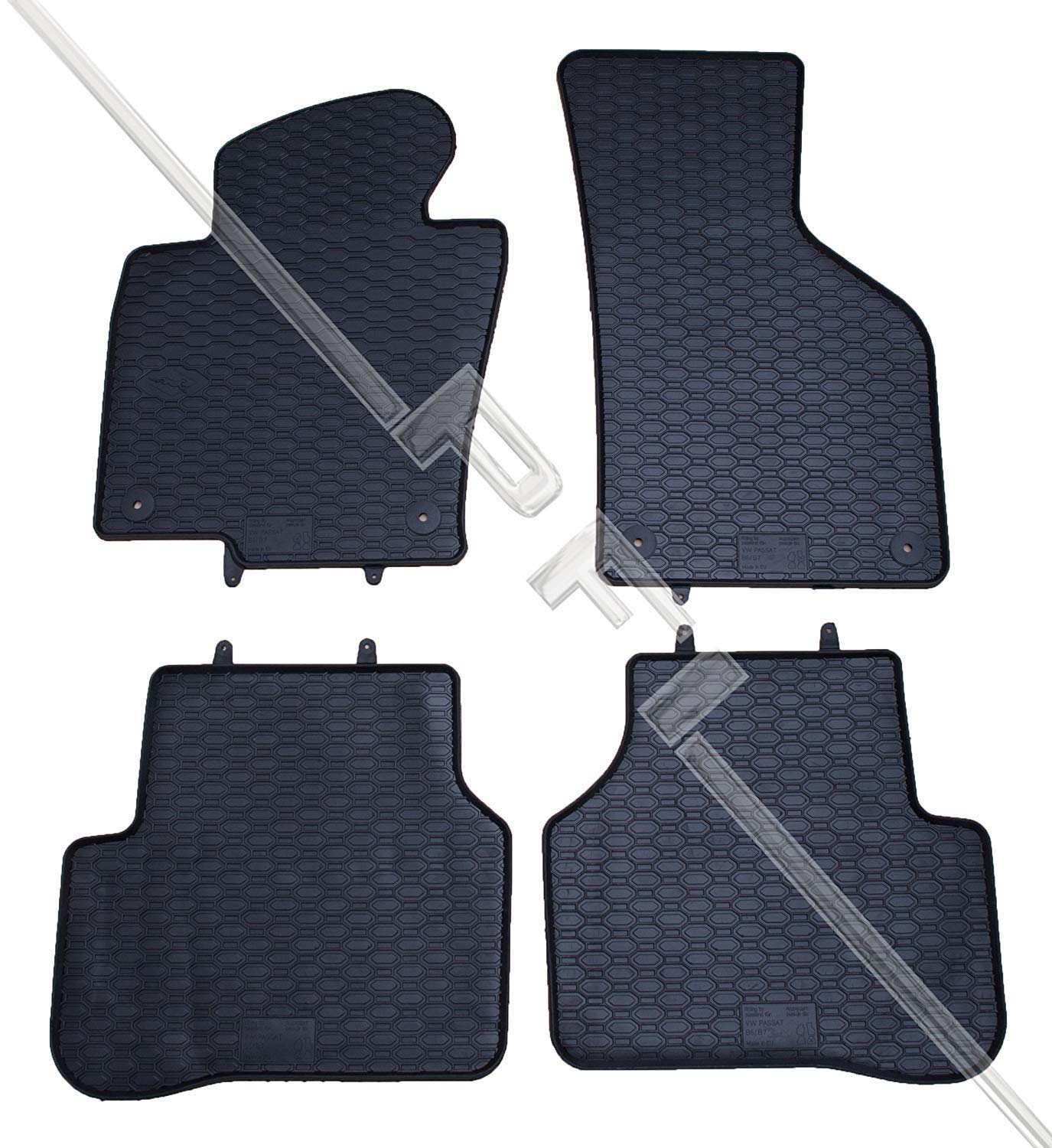 Volkswagen 3C1061500A82V Ersatzteile, Gummi Fußmatten Set Volkswagen 3C1061500A82V Ersatzteile, Gummi Fußmatten Set von Volkswagen