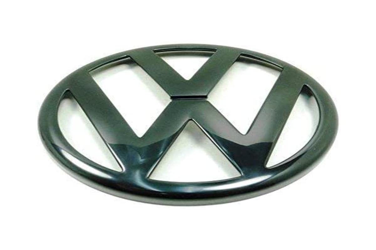 Volkswagen 1J0853601A041 VW Zeichen Emblem schwarz Logo Kühlergrill vorn, nur für Golf 4 (Typ 1J) von Volkswagen