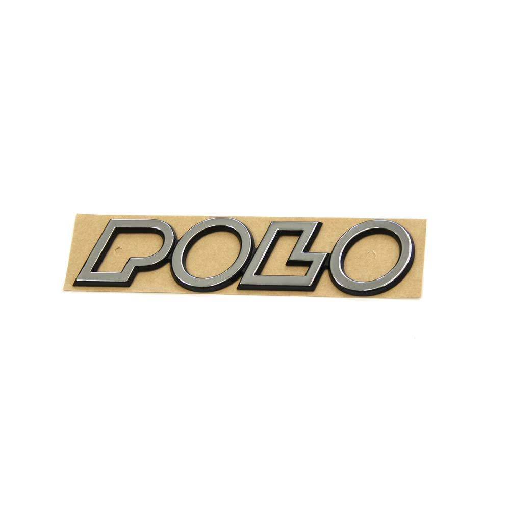 Schriftzug Polo Heckklappe Emblem Logo chrom von Volkswagen