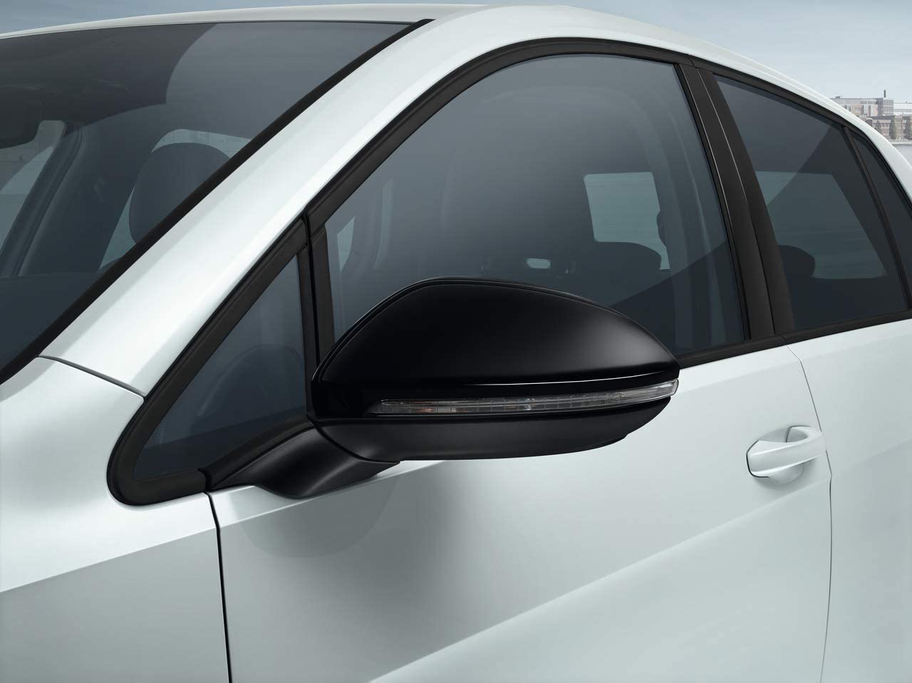 Volkswagen 5G0072530A Spiegelkappen Außenspiegelkappen Spiegelblenden, schwarz, nicht für Fahrzeuge mit Spurwechselassistent (7Y1, 79H) von Volkswagen