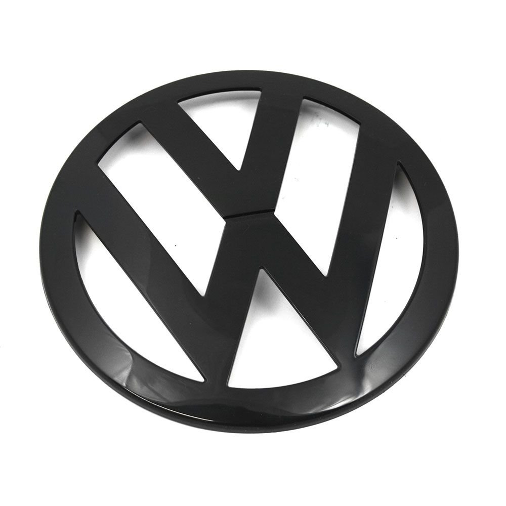 VW Volkswagen 7H0853601041 Emblem Logo Vorn Kühlergrill Logo Zeichen Schwarz von Volkswagen