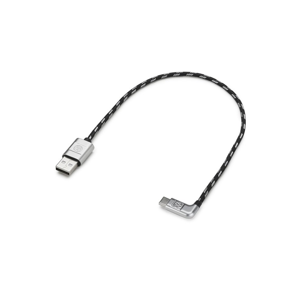 Volkswagen 000051446AA Anschlusskabel Ladekabel USB-A auf USB-C Premium 30cm Original VW von Volkswagen