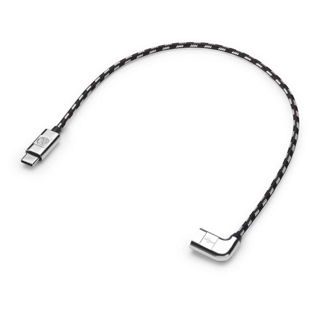 Volkswagen 000051446AE Anschlusskabel Datenkabel Adapter Ladekabel USB-C auf USB-A Buchse Premium Kabel 30cm von Volkswagen